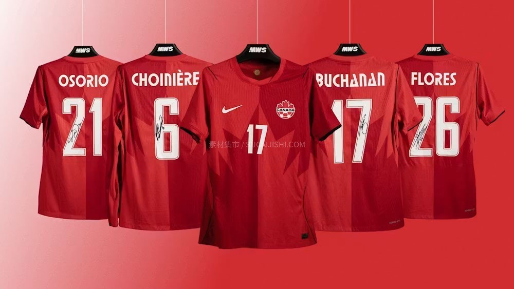 加拿大世界杯 2026 主场球衣字体